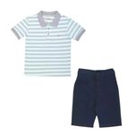 ست پولوشرت و شلوارک پسرانه مدل MDSS-CG4149