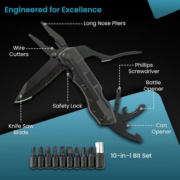 ابزار چندکاره گرین لاین مدل Multi Pliers with Fire Starter