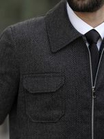 کاپشن ذغال سنگی کد j130
