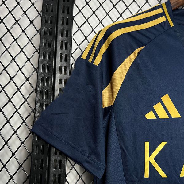 تی شرت ورزشی مردانه مدل النصر عربستان Away 2025