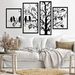 دیوارکوب مدل چوبی کد T26-2 مجموعه چهار عددی