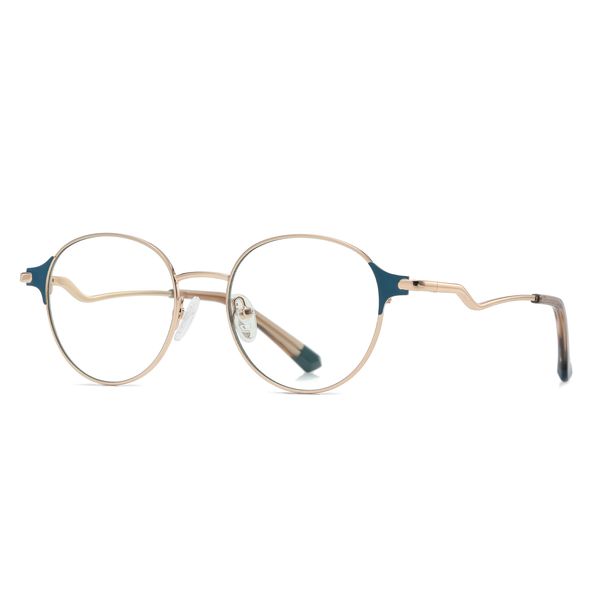 فریم عینک طبی گرد مدل JS8630C235P81 مناسب برای صورت گرد و بیضی