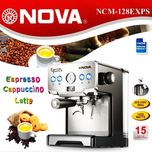 اسپرسوساز 1700 میلیلیتری نوا مدل NOVA NCM-128EXPS، مناسب تهیه اسپرسو، کافه لاته، موکا، کاپوچینو و ماکیاتو، دارای 1 عدد نازل قهو