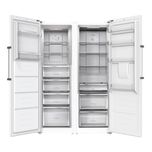 یخچال فریزر دوقلو 32 فوت جی پلاس مدل GRF-P2736-FW/LW، دارای سرمایش و انجماد سریع، با ارتفاع 185، پهنای 119 و عمق 65 سانتی متر، م