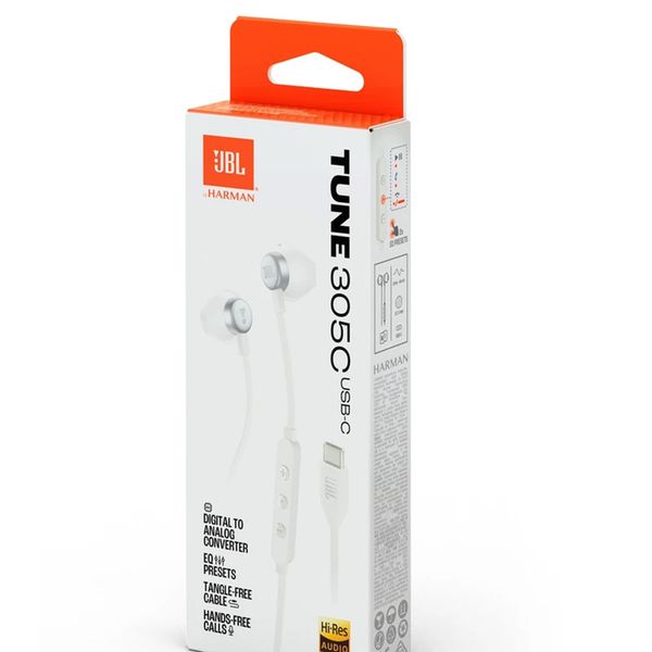 هندزفری سیمی جی بی ال مدل TUNE 305C USB-C