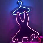 چراغ دیواری مدل نئون طرح لباس