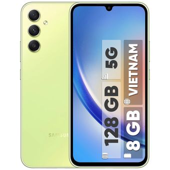 گوشی موبایل سامسونگ مدل Galaxy A34 5G دو سیم کارت ظرفیت 128 گیگابایت و رم 8 گیگابایت - ویتنام(استوک)با مهلت تست 7 روز و گارانتی