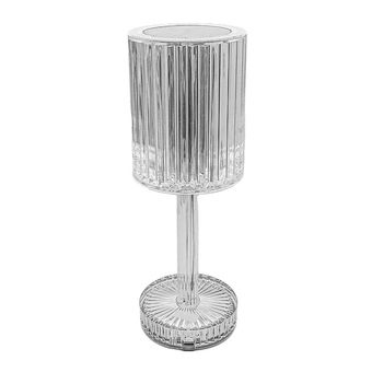 چراغ رومیزی مدل منشوری ریموت دار طرح لمسی شارژی کد 07