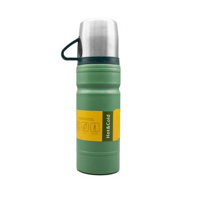 فلاسک مدل GS-M-207384 گنجایش 0.69 لیتر به همراه لیوان سفری