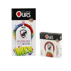 کاندوم خاردار اورز مدل میکس بسته 12 عددی به همراه کاندوم مسافرتی اورز مدل Sensitive بسته 3 عددی