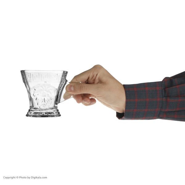 فنجان آدریا گلس سری امپرس کد 4114 بسته 6 عددی