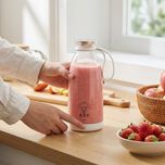 شیکر آبمیوه گیری شارژی مدل FRESH JUICE گنجایش 0.500 لیتر