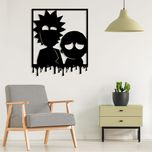 استیکر مدل چوبی طرج ریک و مورتی