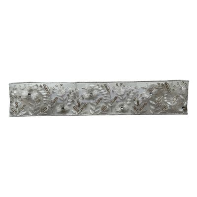 هدبند زنانه مدل توری گل‌دار Flora