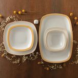 سرویس غذاخوری 27 پارچه 6 نفره چینی زرین ایران مدل Mon Belan