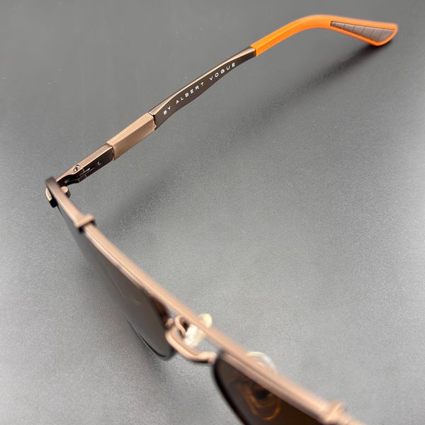 عینک آفتابی خلبانی مردانه آلبرت وگ مدل 6322C108P112 Polarized Avantgarde Visionary