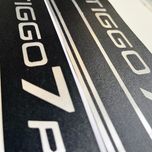 برچسب پارکابی خودرو مدل چرم کد PCHT7P مناسب برای تیگو 7 پرو بسته 4 عددی*94