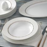 سرویس غذاخوری 102 پارچه 12 نفر چینی زرین ایران مدل Hadiye سری ایتالیا اف درجه یک