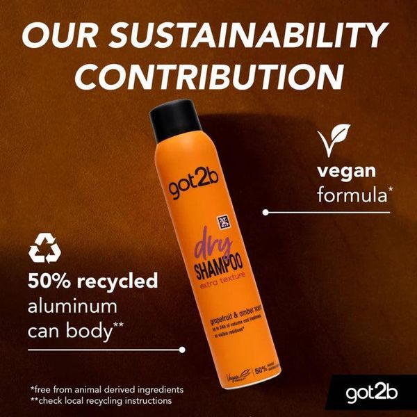 اسپری شامپو خشک شوآرزکوف مدل Extra Texture got2b مناسب برای انواع مو حجم 200 میلی لیتر