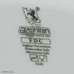 سرویس چینی 102 پارچه غذا خوری چینی زرین ایران سری ایتالیا اف مدل ویلیج درجه یک