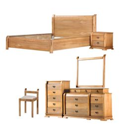 سرویس تخت خواب مدل الیزا دو نفره 6 تکه