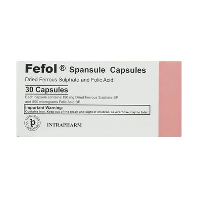 کپسول ففول اینترافارم بسته 30 عددی اصلی