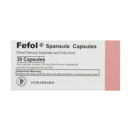 کپسول ففول اینترافارم بسته 30 عددی اصلی