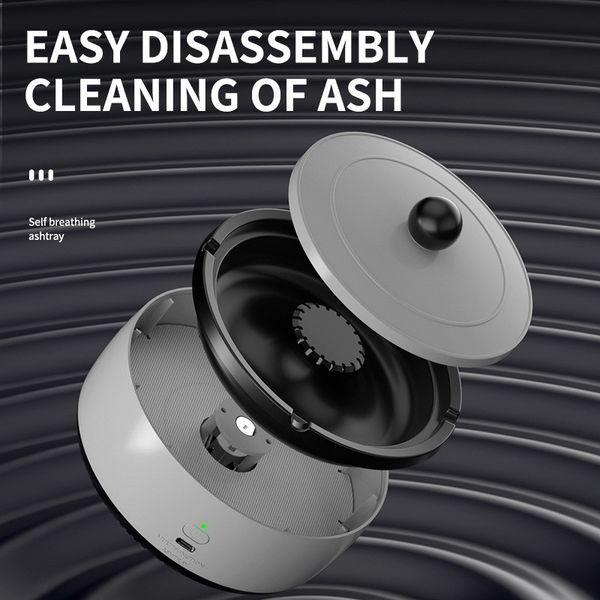 زیرسیگاری و مکنده دود هوشمند مدل Smart Ashtray 606