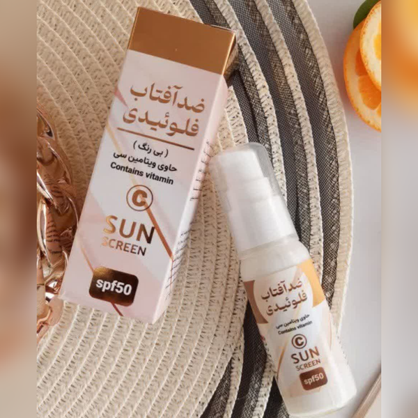 ضد آفتاب فلوئیدی با spf50 بی رنگ
