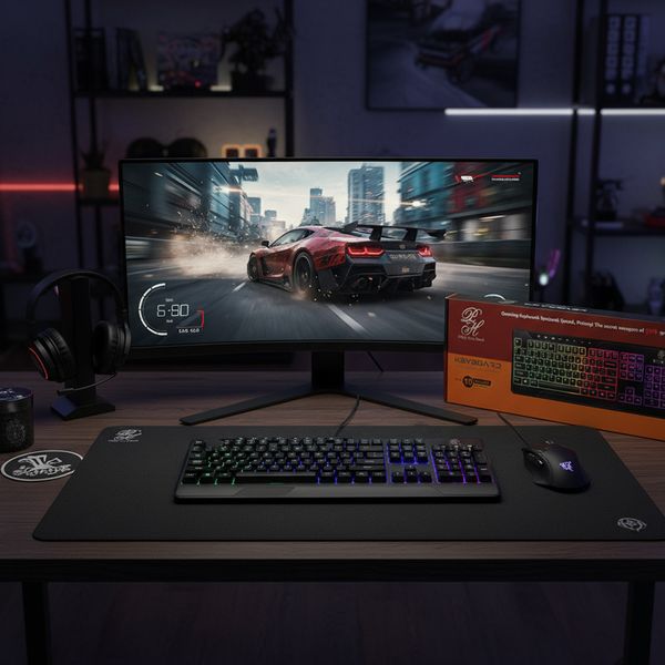 کیبورد پی های تک مدل RGB x260 Professional