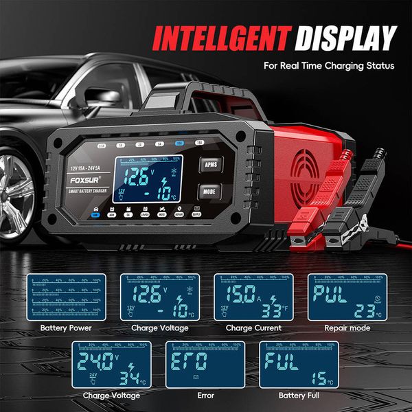 شارژر باتری خودرو فاکسسور مدل