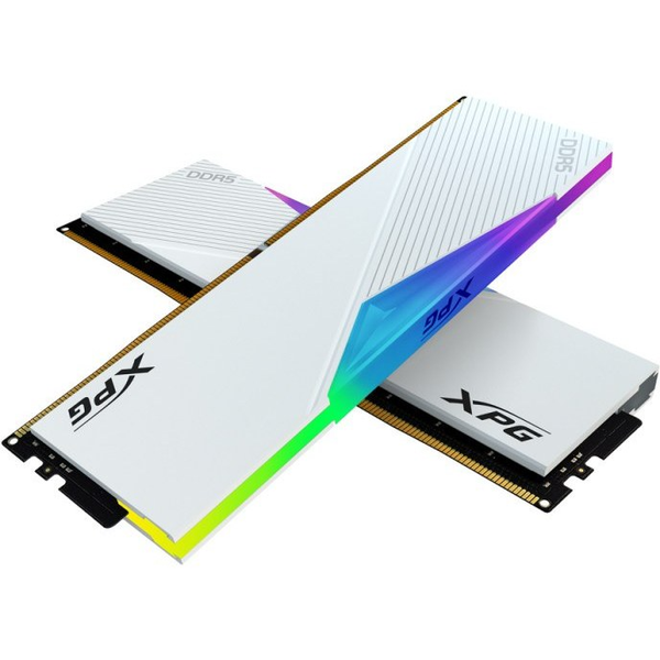 ADATA XPG LANCER RGB WHITE 32GB 16GBx2 5200MHz CL38 DDR5 Memory
