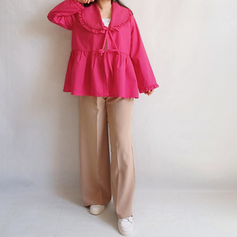 شومیز تترون نخ وارداتی پاپیون