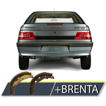 لنت ترمز عقب کفشکی 405 اورجینال ست کامل