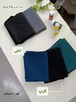 مقنعه کرپ نقاشی شده