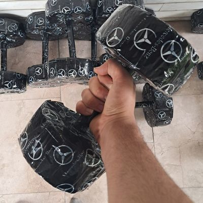 دمبل 5کیلو بسته 2عددی جمعا 10کیلو
