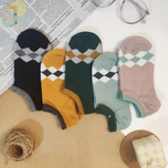 جوراب زیر قوزکی زنانه طرح خشتی برند وارداتی