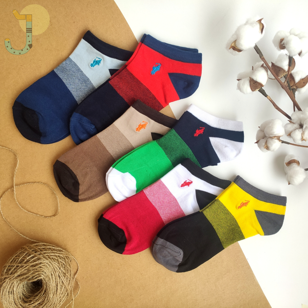 جوراب زیر قوزکی مردانه سه رنگ برند پولو