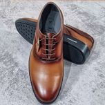 فروش عمده و سازمانی کفش مردانه چرم کارتن ده جفتی عسلی