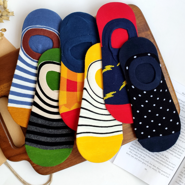 جوراب زیر قوزکی زنانه میکس فانتزی برند وارداتی