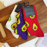 جوراب ساقدار زنانه طرح آووکادو برند Chetic Socks