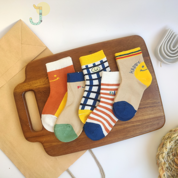 جوراب نیم ساق بچگانه طرحدار برند SUPER D&W