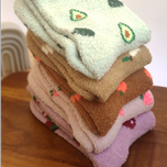 جوراب نیم ساق بوکله زنانه طرح میوه برند COCO & HANA