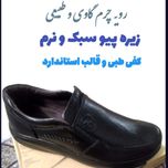 کفش مردانه چرم گاوی زیره PU سبک و قالب استاندارد