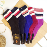 جوراب نیم ساق زنانه لبه موهر و داخل کرک برند COCO & HANA