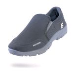 کفش کتانی راحتی زنانه مردانه اسکچرز کد311 رویه کتان و راشل قالب استاندارد زیره پیو تزریق