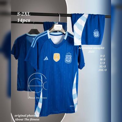 کیت دوم آرژانتین ۲۰۲۴ تیشرت با شورت