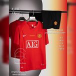 کیت اول کلاسیک منچستر یونایتد 2007/08 تیشرت با شورت