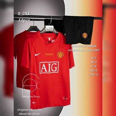 کیت اول کلاسیک منچستر یونایتد 2007/08 تیشرت با شورت