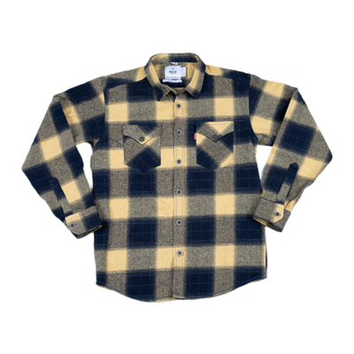 پیراهن پشمی چهارخونه